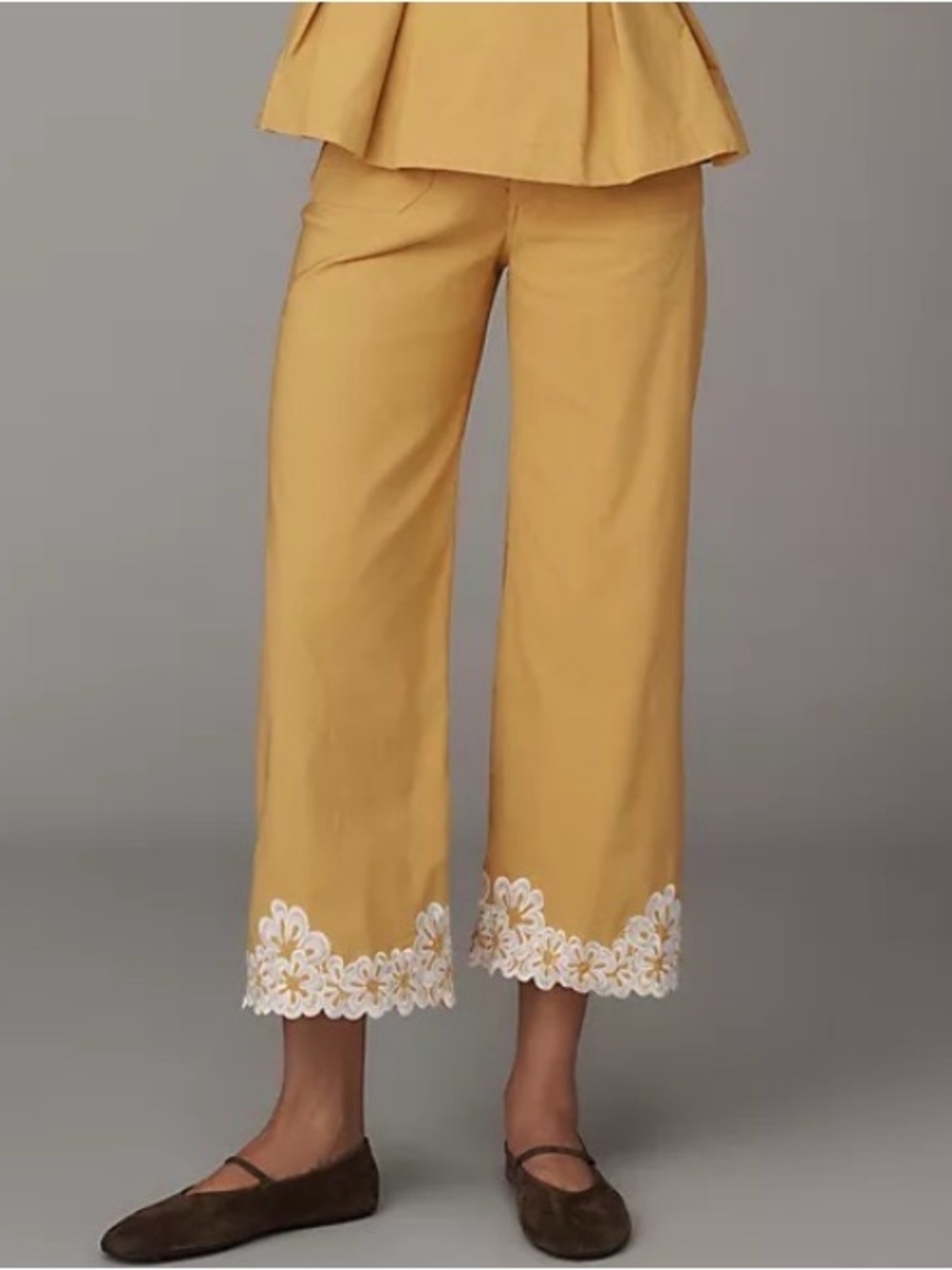 Maeve Anthropologie Golden Yellow Colette Pants